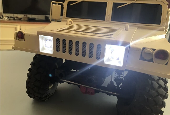 Новый высококачественный цельнометаллический Hummer 1/10 весы 313 мм колесная база RC