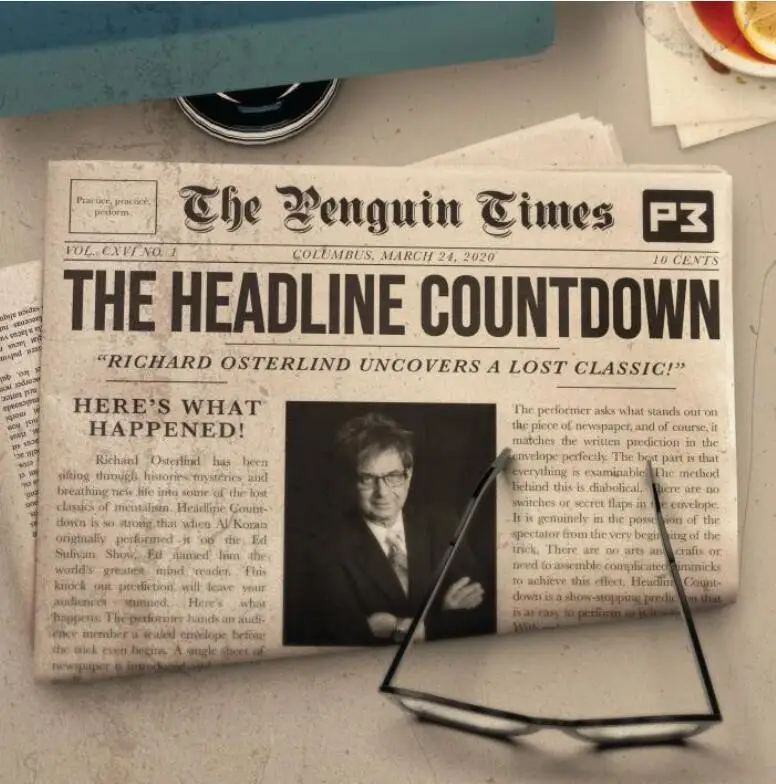 

The Headline Countdown by Al Koran presented by Richard Osterlind - Magic tricks