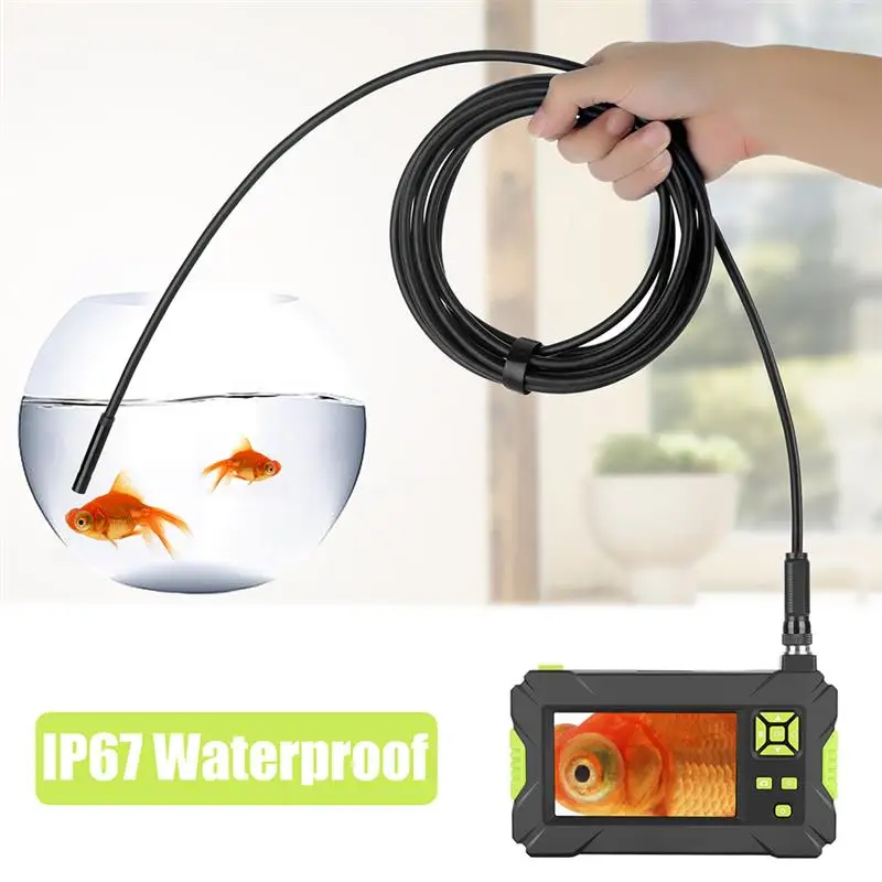 

P30 Handheld Borescope Industrial Inspection Autoscope Waterproof HD 1080P 4.3inch Screen LED Light Borescope with 2/5/10m Cable