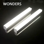 Современный светодиодный зеркальный светильник, Простой алюминиевый и акриловый настенный светильник для ванной комнаты, Декор для дома, бра, 12 Вт, 16 Вт, 22 Вт, 85-265 В переменного тока