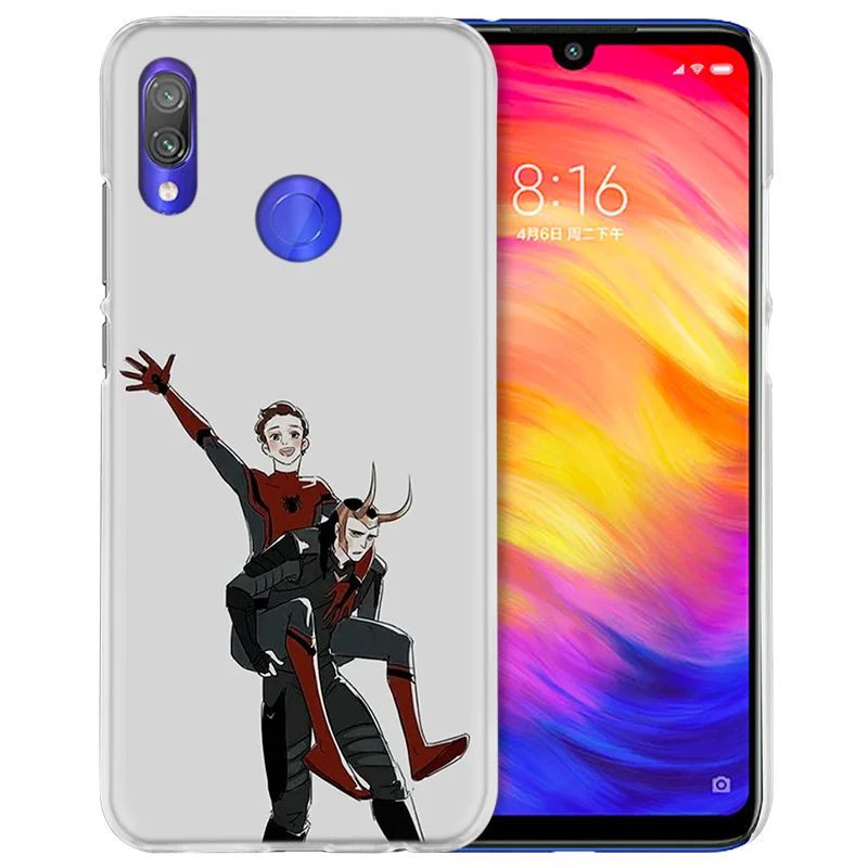 Чехол для Xiaomi Redmi Note 7 7A фотоаппаратов моментальной печати 7S 6 6A 5 Y3 K20 mi 8 до 9 лет CC9 CC9E A1 A2 A3 играть F1 Lite Pro Plus герой Marvel Локи