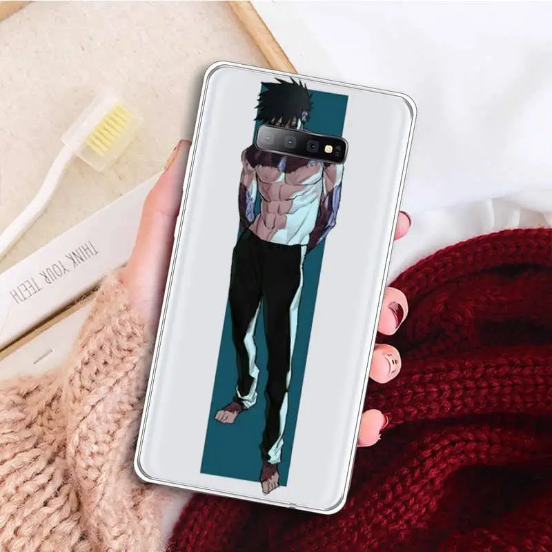 

Anime dabi boku no hero academia Phone Case Transparent for samsung A 21s 71 S 8 9 20 note 10 20 ultra plus