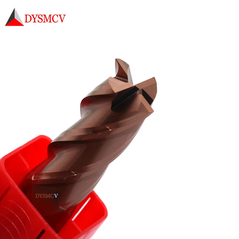 Концевая фреза HRC60 твердосплавная спиральная стандартная длинная с 4 канавками 8