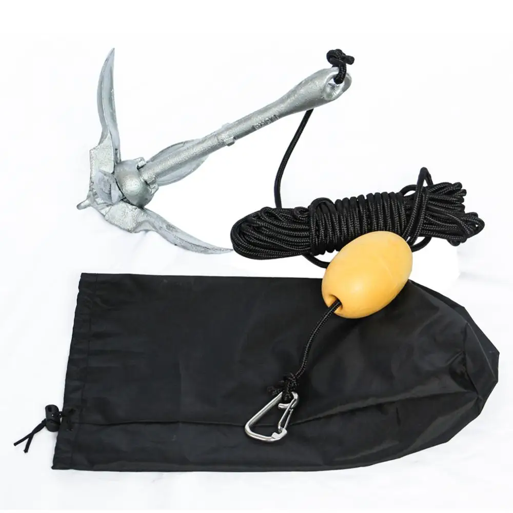 И каноэ каяк аксессуары в форме якоря для гидроцикл ВЕЧЕРЯТЬ 3 фунтов складной