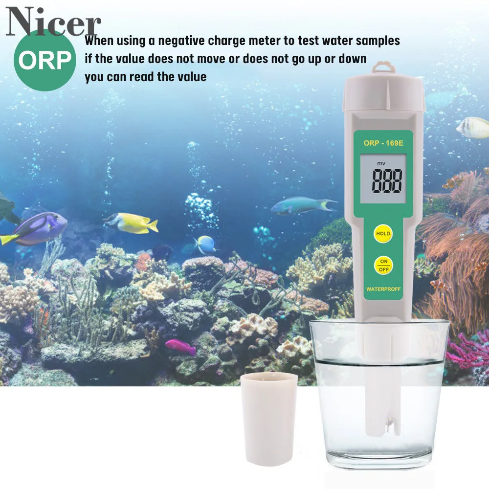 Портативный ручка ORP измерительный прибор для измерения температуры воды тестер