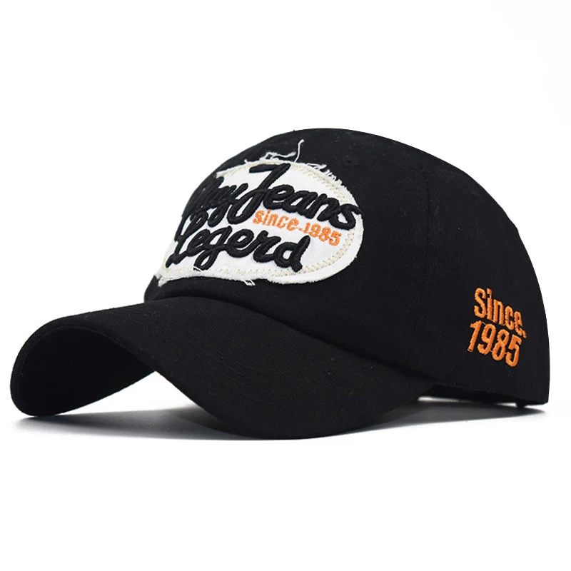 Новая хлопковая вышитая бейсбольная кепка с буквенным принтом Женская