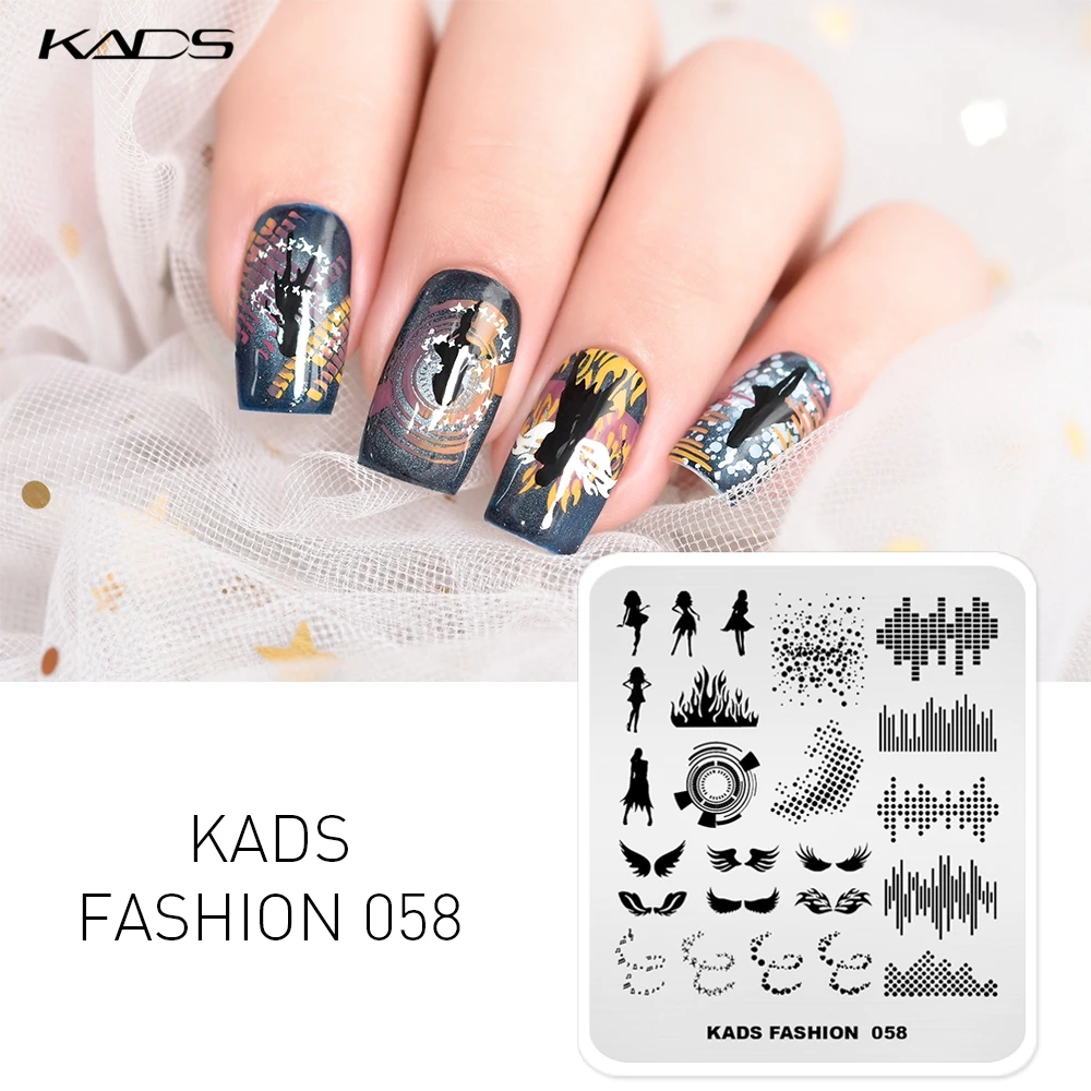 1 шт. трафареты для штампов дизайна ногтей | Красота и здоровье