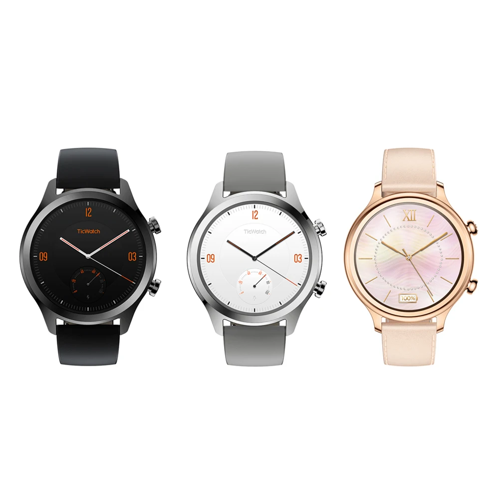 Xiaomi Ticwatch C2 Smartwatch одежда OS от Google Встроенный gps монитор сердечного ритма фитнес-трекер Google Pay умные часы для мужчин и женщин