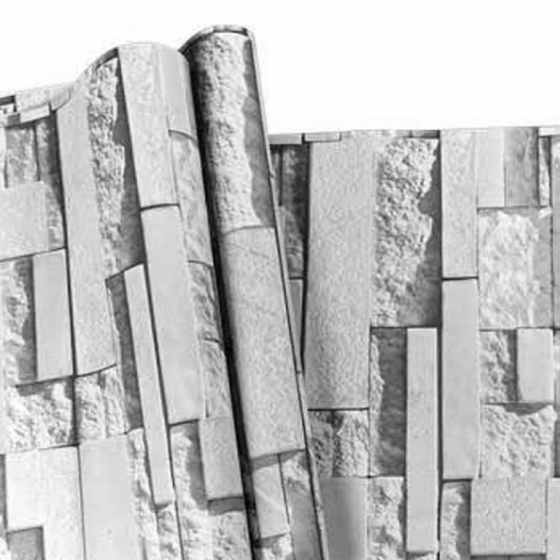 

Imitation Brick Pattern Non-Woven Wallpaper, 3D Stereo Retro Brick Brick Clothing Store Hair Salon Background Wall Paper