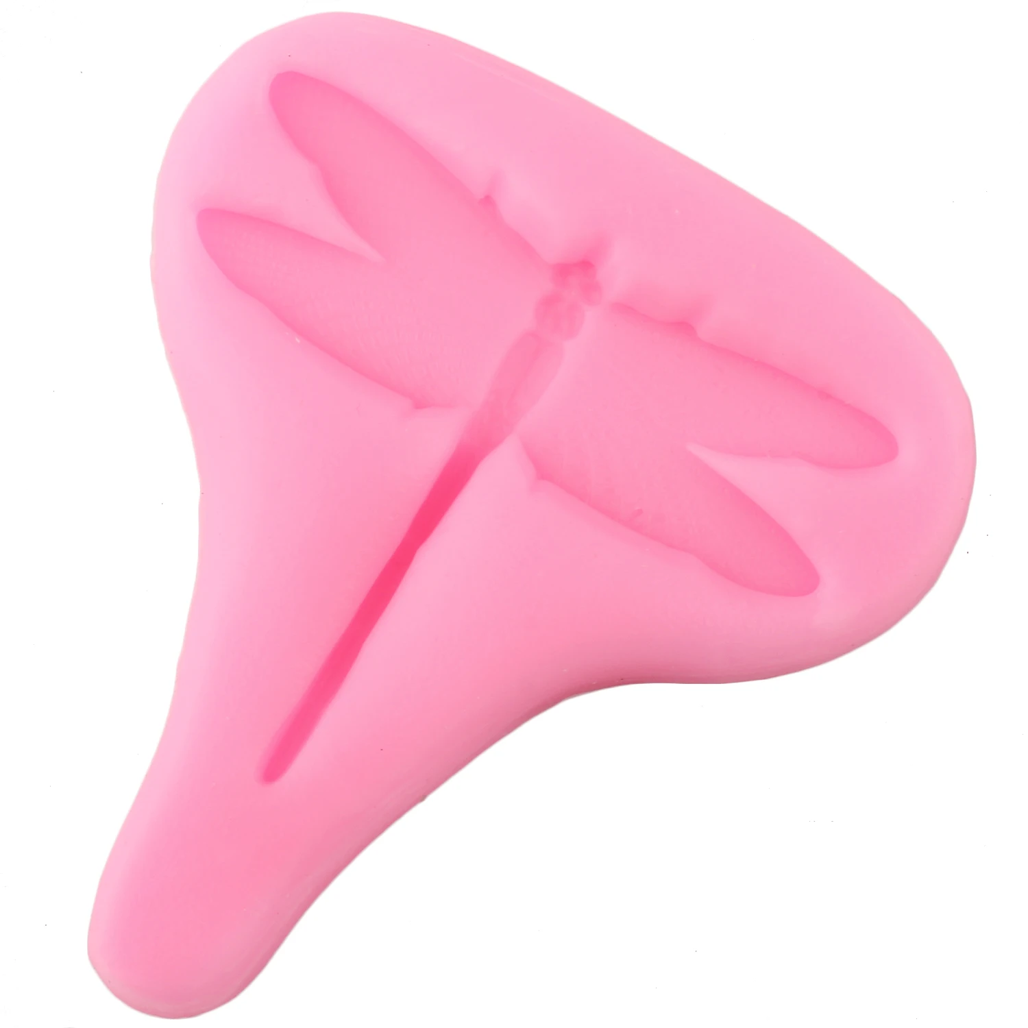 Стрекоза силиконовая форма для шоколадных конфет с цветами из полимерной глины