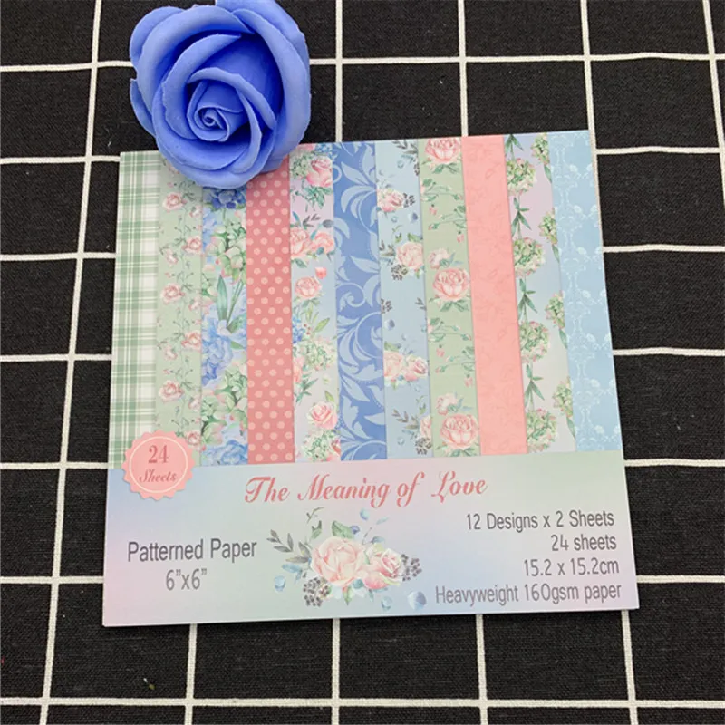 

12 страниц цветов и листьев, полосы, волна, точка, сделай сам, бумажная фотобумага ручной работы