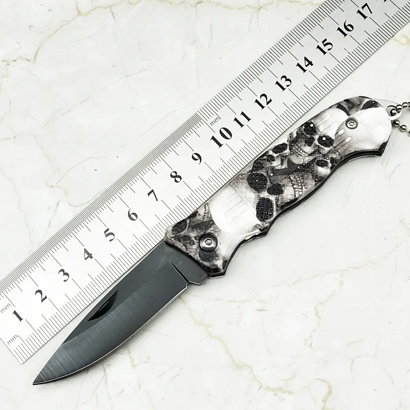 Ножи с лезвием 16cm3CR13MOV уличный брелок кольцо складной искусственная кожа