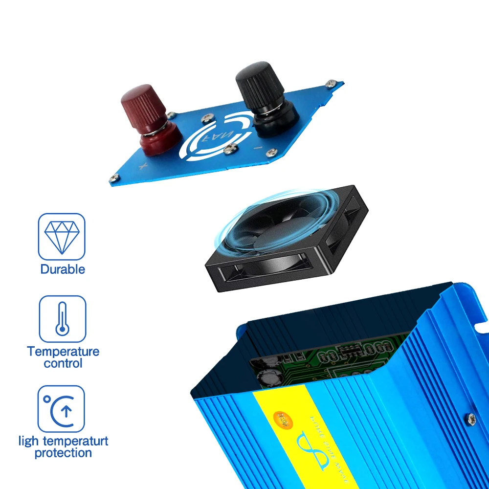 Преобразователь напряжения 12 В постоянного тока в 220 переменного 2000 Вт 3000 4000