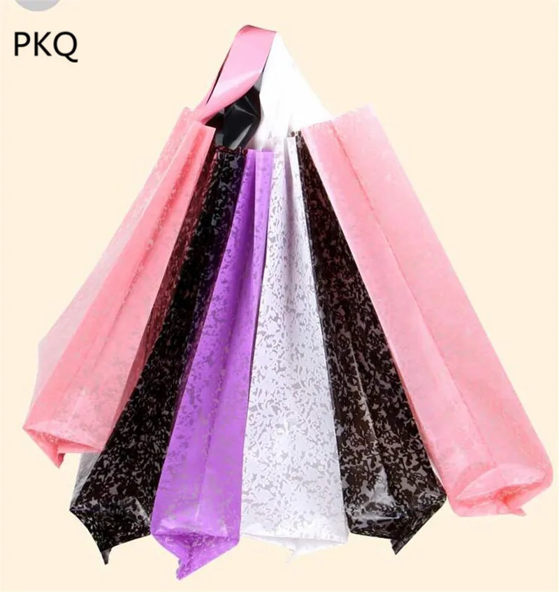 30 шт большой пластиковый подарочный мешок ткань хранения хозяйственная сумка с