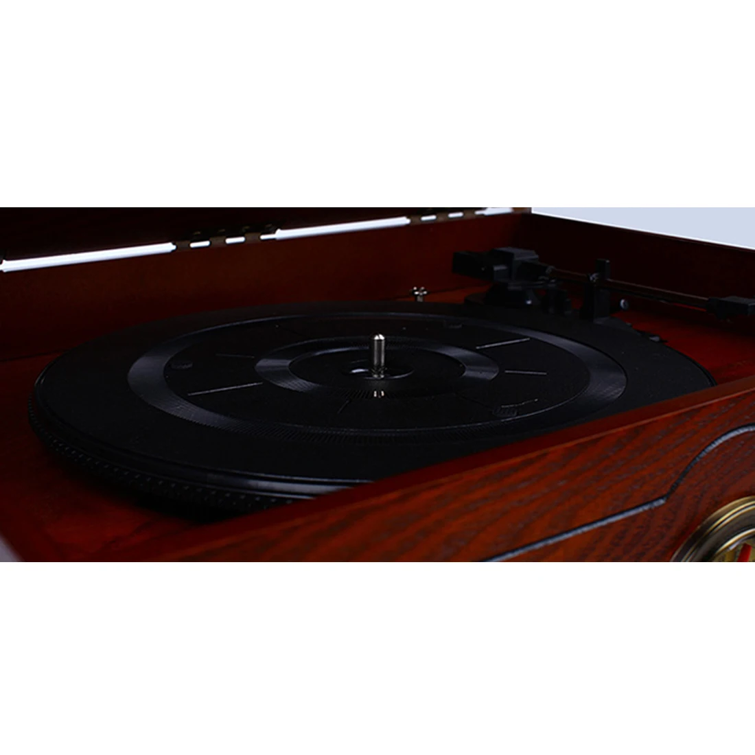 Ретро виниловый проигрыватель аудио лента CD плеер Bluetooth старомодные винтажный