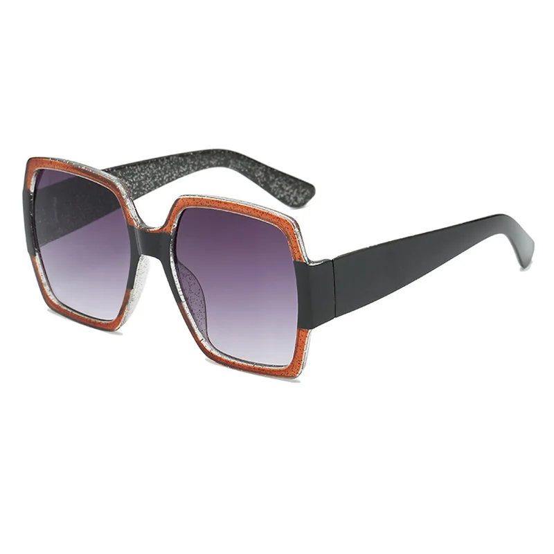 Oversized Sunglasses for Women Brand Designer Retro Sun glasses Red Green Shades Eyewear sunglasses woman | Аксессуары для одежды