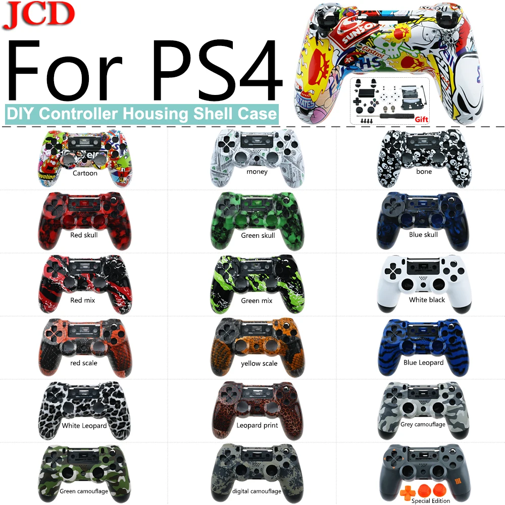 Сменная задняя панель JCD для PS4 чехол ремонта контроллера dualshock 4 Playstation 4|Запасные