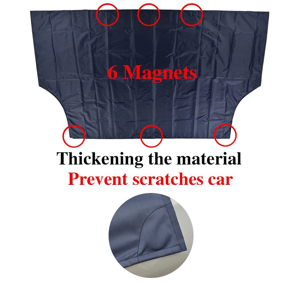 Автомобильный солнцезащитный козырек для лобового стекла автомобиля Снежный