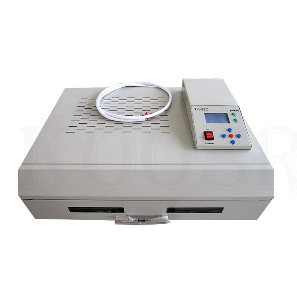 220 V/110 V PUHUI T-962C BGA SMD SMT паяльная станция T962C печи оплавления машина инфракрасный обогреватель 2500 Вт 400*600 мм