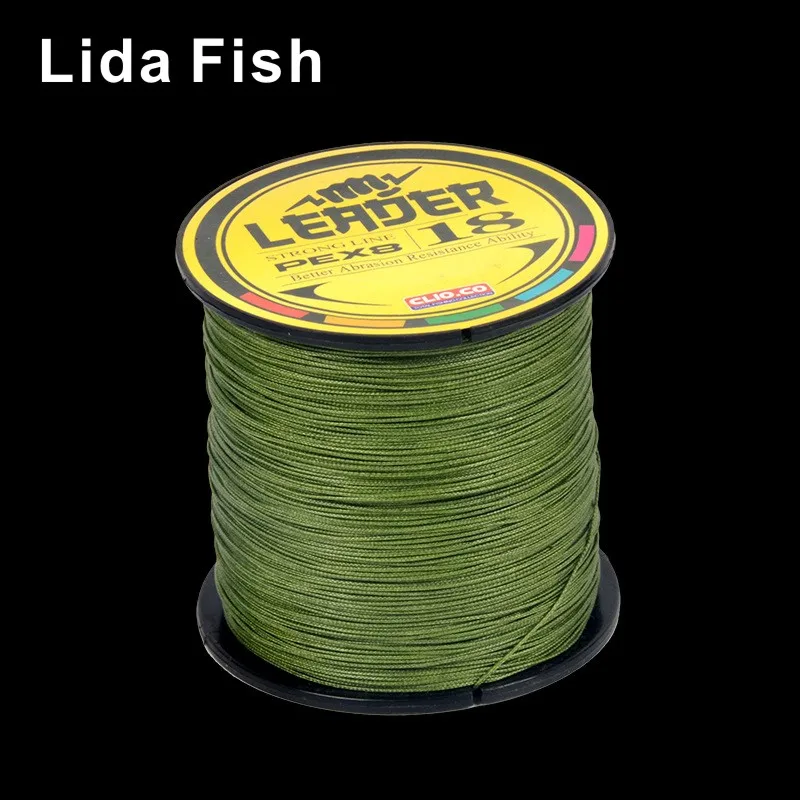 LidaFish Новинка 300 м 8 Плетеный полиэтиленовый плетеный провод Высокое качество