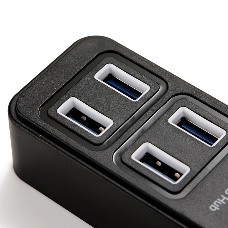 USB Hub3.0 4 Порты и разъёмы USB 3,0 концентратор разветвитель Мульти USB hab высокое Скорость 5 Гбит/с USB хаб для Macbook ноутбука ПК планшетный компьютер аксессуары