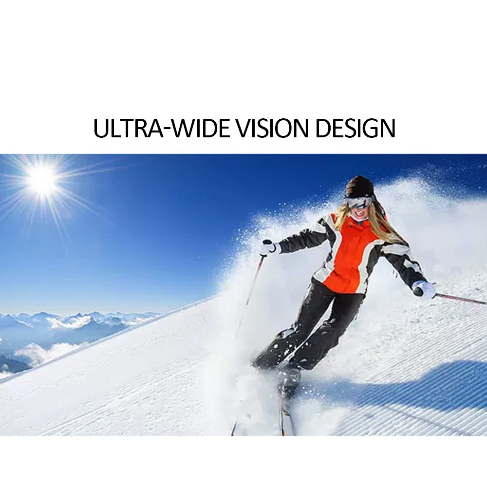 Очки Лыжные поляризационные с защитой от УФ лучей для мужчин и женщин|Лыжные