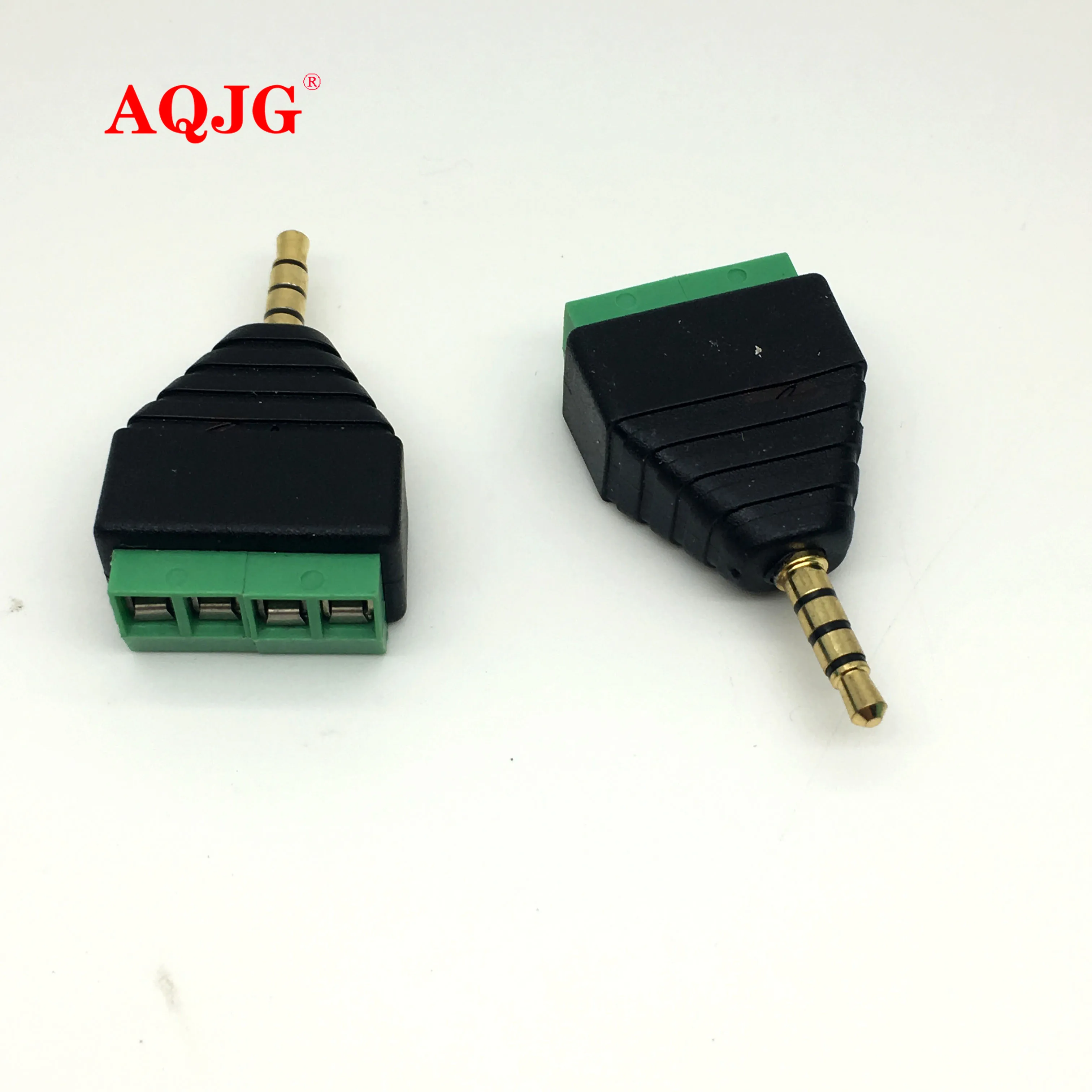 4 полюса 3 5 мм штекер гнездовой разъем на штифта винт AV балун терминал Аудио Видео