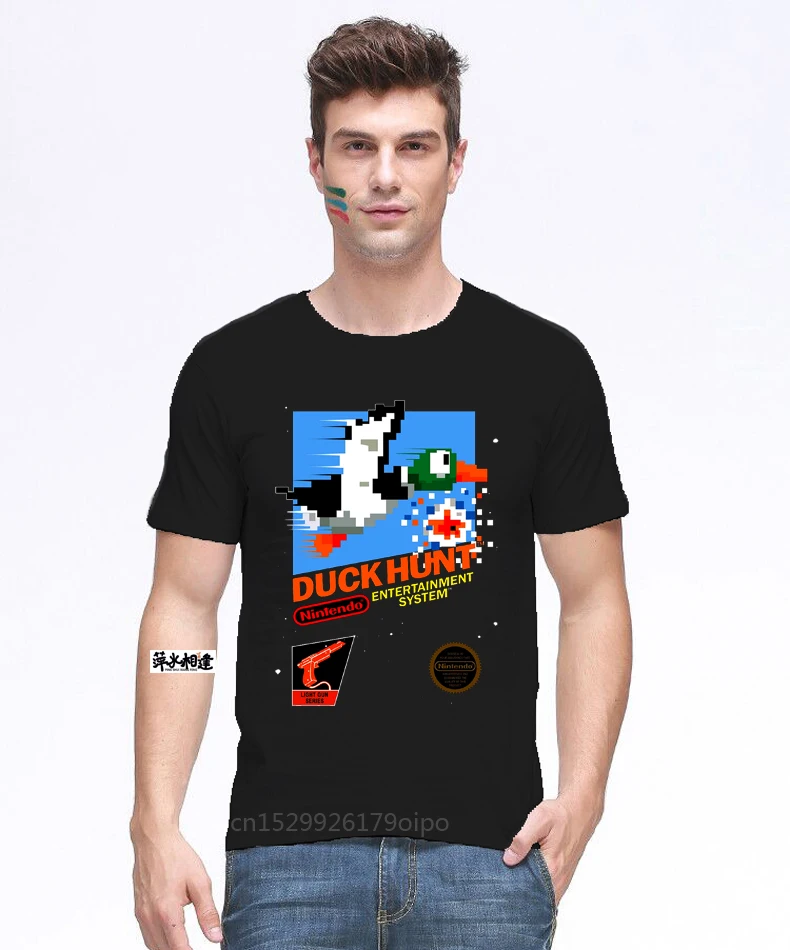 

DUCK HUNT Nintendo Retro Gaming T Shirt Xbox One PS4 PS3 Megadrive SNES Amiga ZX Mens 2020 fashion Brand T Shirt O-Neck 100%
