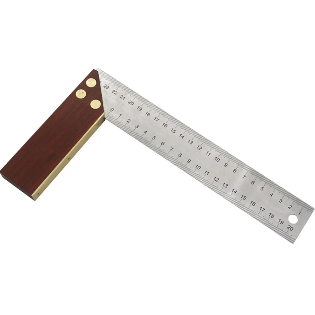 

90 Degree L-Type Woodworking Angle Ruler 250mm Measuring Tool Double-Sided Scale Carpenter's Ruler Marking Gauge Carpenter