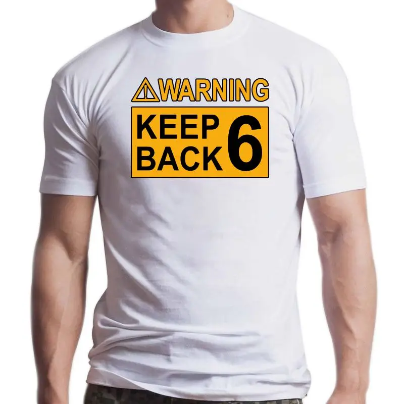 

Новинка 2021, футболка с надписью «Keep Back» для мужчин и женщин, топы, новинка, забавный подарок, Хлопковая мужская футболка с короткими рукавами