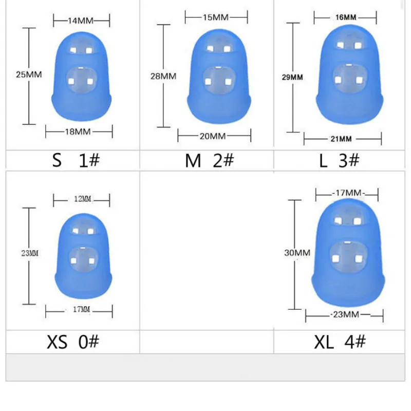 

5Pcs Silicone Guitar Thumb Finger Picks Protector Plectrum Fingertip thimble Finger Guard safety protect caps Colors Random