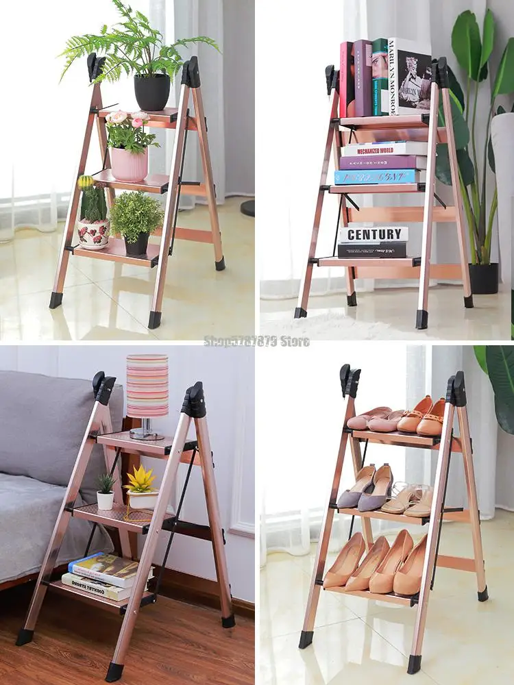 Многофункциональная складная лестница для дома утолщенная из алюминиевого