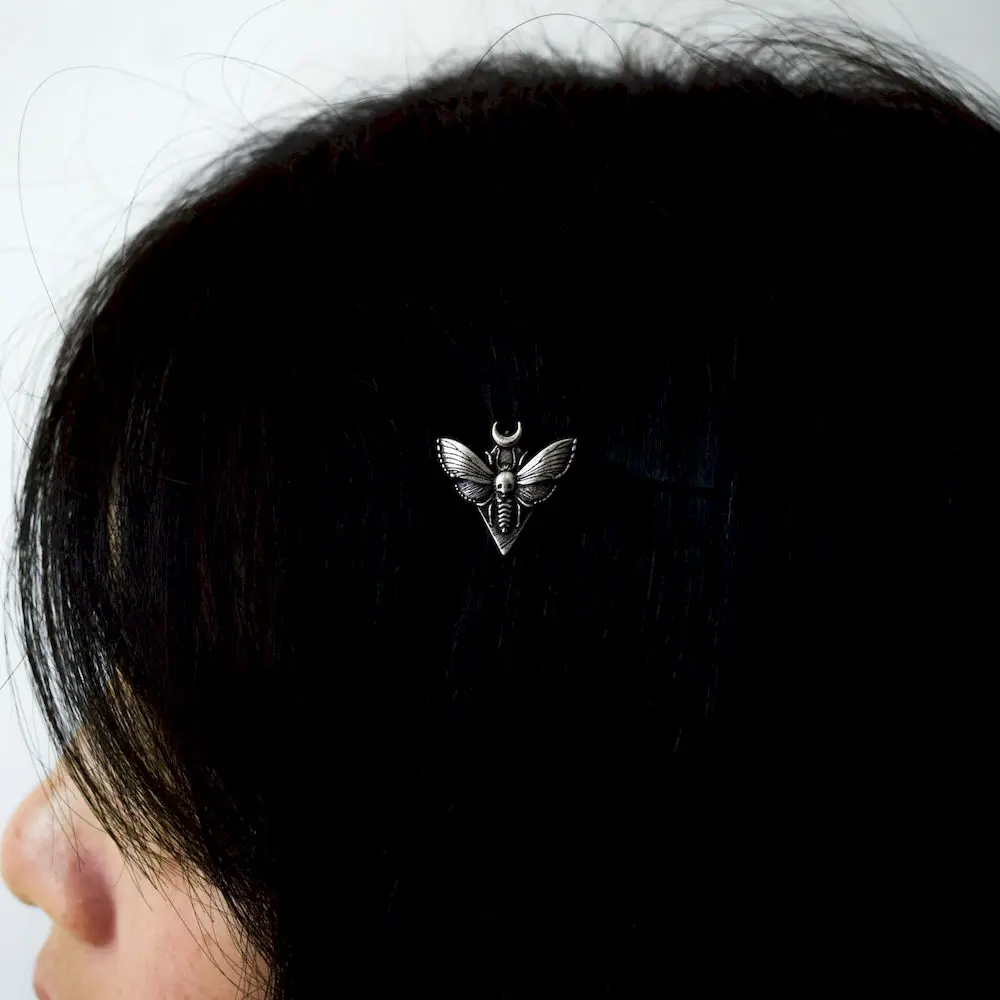 1 шт. dead head moth заколка для волос для девочек элегантная красота