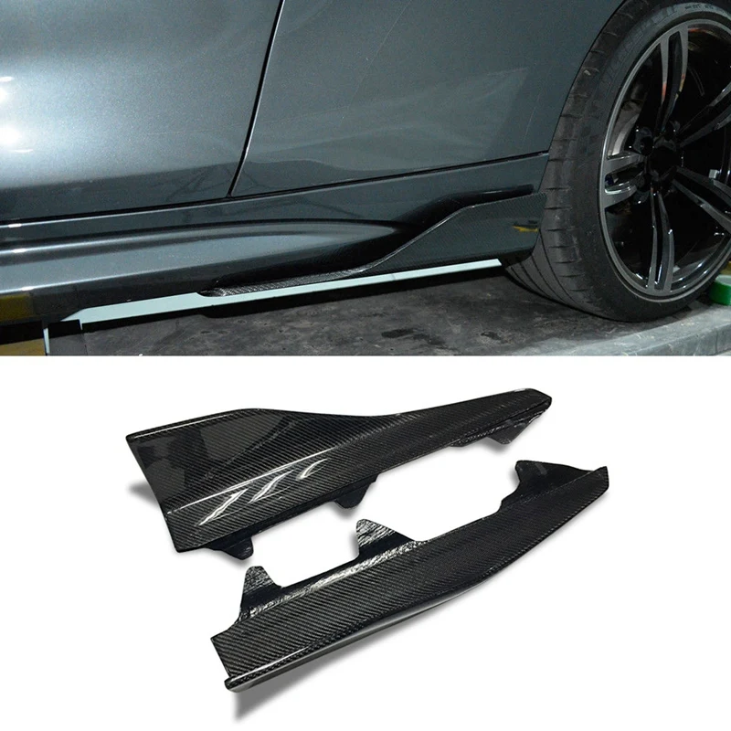2 шт. боковые юбки из углеродного волокна разветвители для BMW F87 M2 - Цена: 13 050,67 руб.