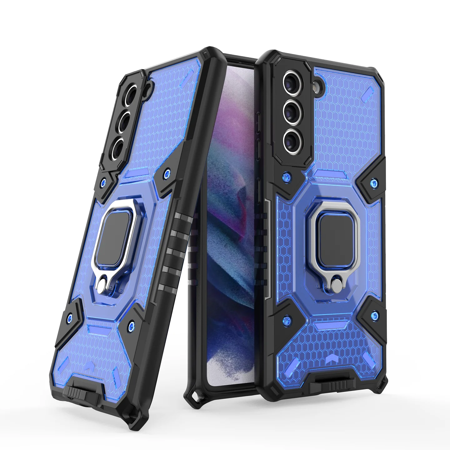 

Fashion Shockproof Phone Case For Samsung Galaxy A51 A42 A52 A12 A32 A71 A72 S21 Ultra Plus FE 4G 5G Kickstand Protection Cover