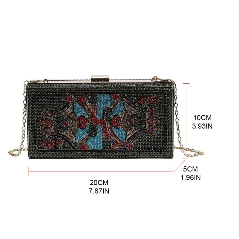 

Women's Backpack Dollar Cash Bag Rhinestone Money Shoulder Bag Bill Diamond Clutch Purse Wedding Dinner Handbag