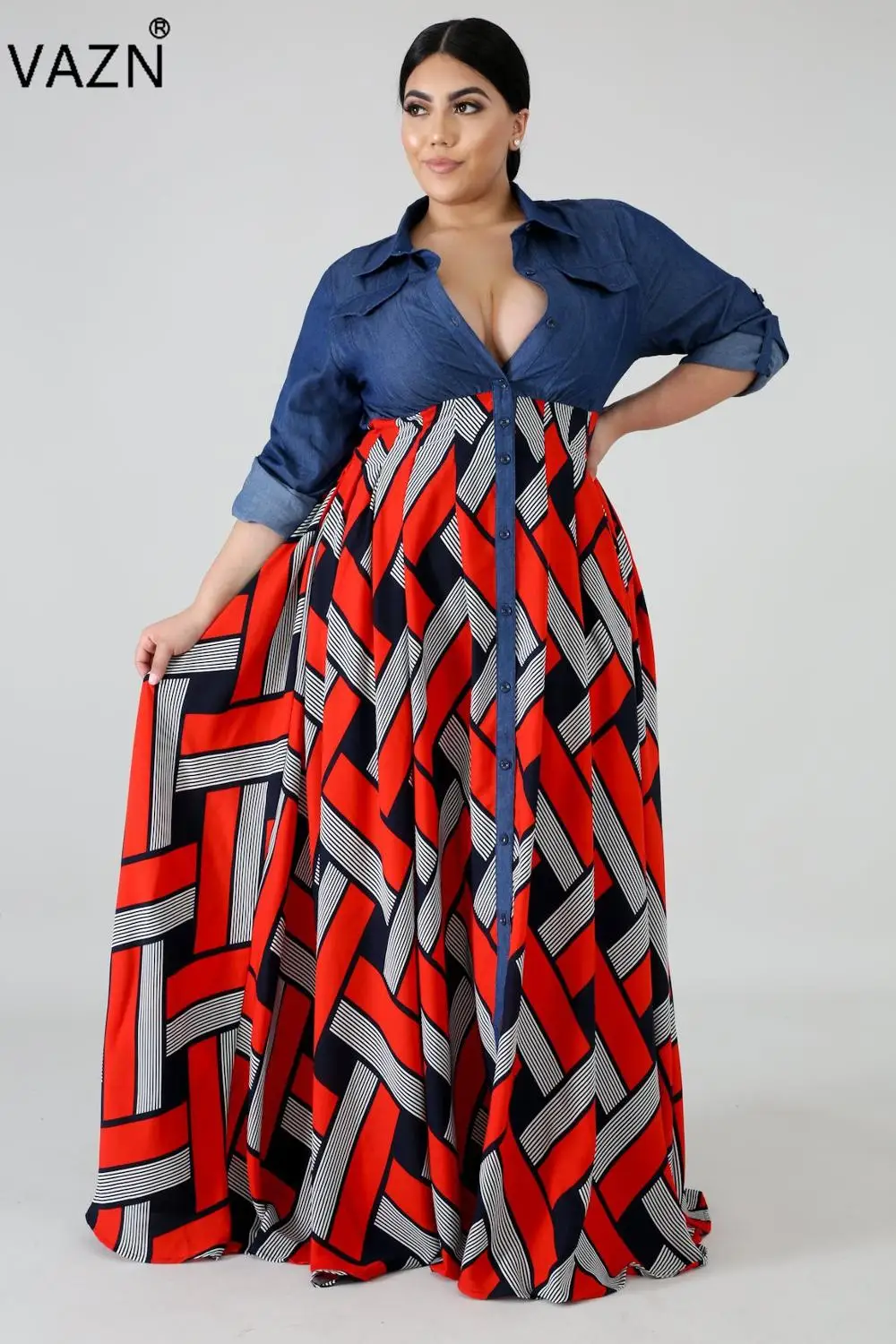 Новинка 2019 Осеннее сексуальное женское Красное Желтое длинное платье с длинным