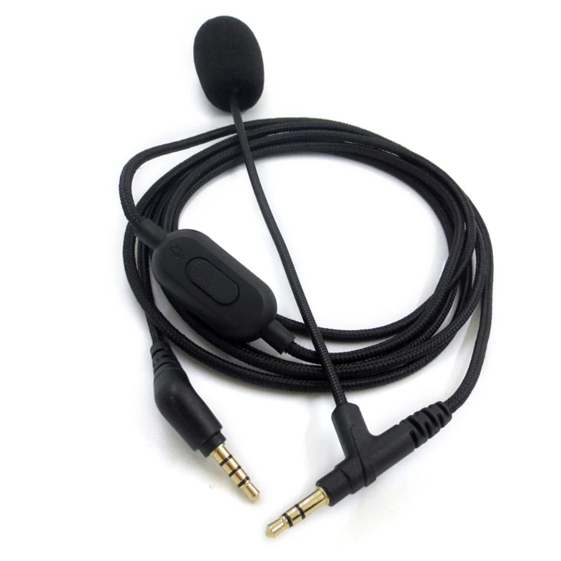 

Headphone Cable Cord Line for Boom Microphone V-MODA Gaming Headsets R2JF