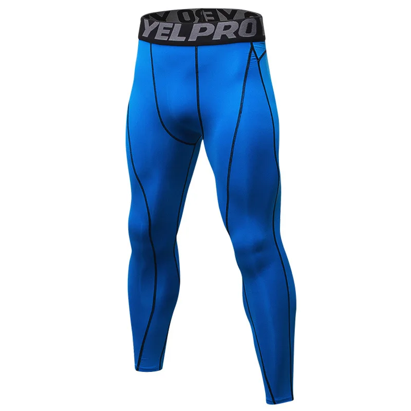 2021 New Pro Compression Gym Fitness Athletic Sports Leggings For Men Gym Training And Joggings Tights Solid Sweatpants