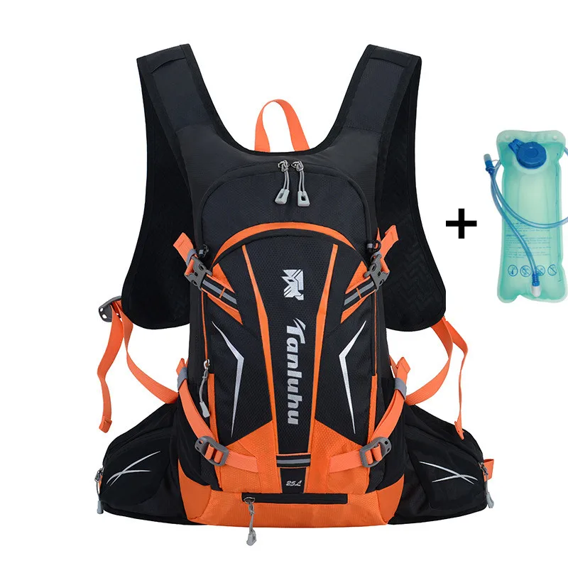 With 2L water bag 25L велосипедная сумка MTB альпинистский рюкзак для пеших прогулок, велопрогулок мужские рюкзаки для езды пакет Спорт на открытом воздухе бег воды сумка рюкзак - Цвет: With 2L water bag