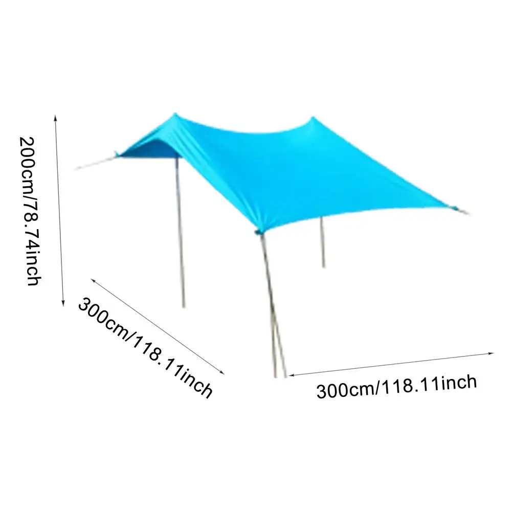 

Beach Tent Sun Shade Canopy Sun Shelter With 4 Sandbags Large Family Canopy For Outdoor Fishing Camping Beach Sunshade Awning