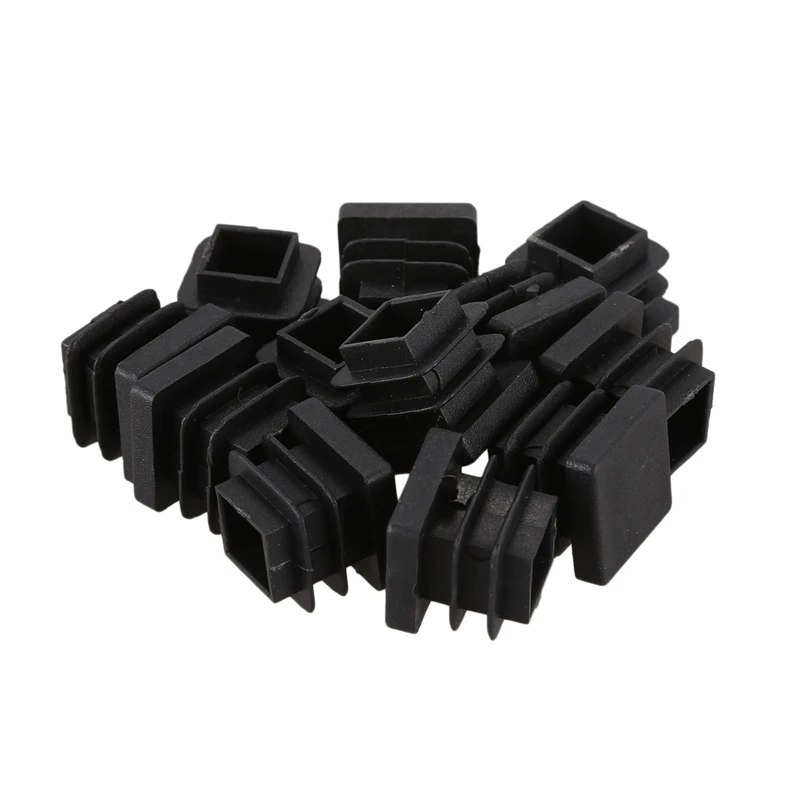 Модные 12 шт. 15 мм x 15mm пластиковые квадратные крышки трубы вставки концевые