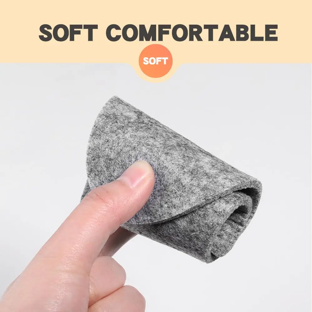 3ANGNI 5 Pairs Wool Felt Insoles Thick Warm Insole For Shoes Women Men Genuine Wool Breathable Shoe Pad.