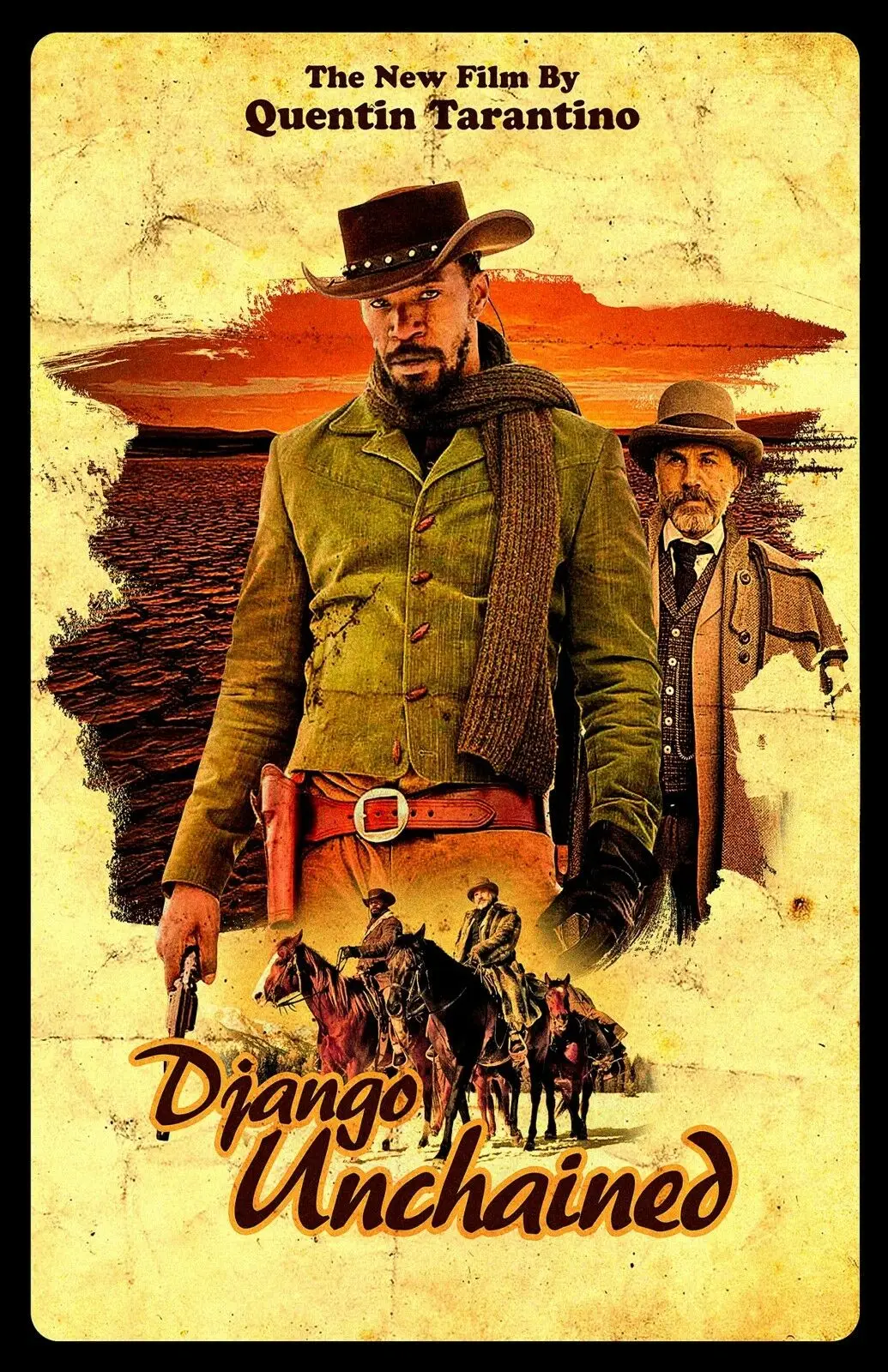 

Django Unchained Movie Quentin Tarantino Art Silk Poster Print 24x36inch