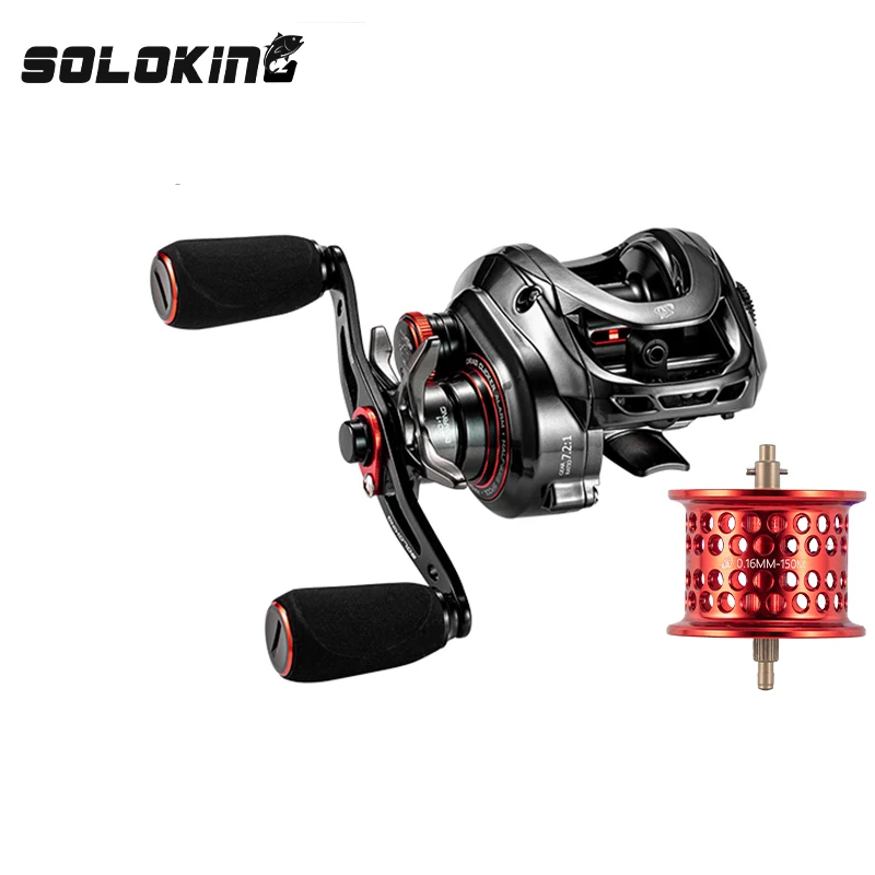 GKA200 Fishing Reel Baitcasting Reel 7.2/6.4 High-Speed Fish