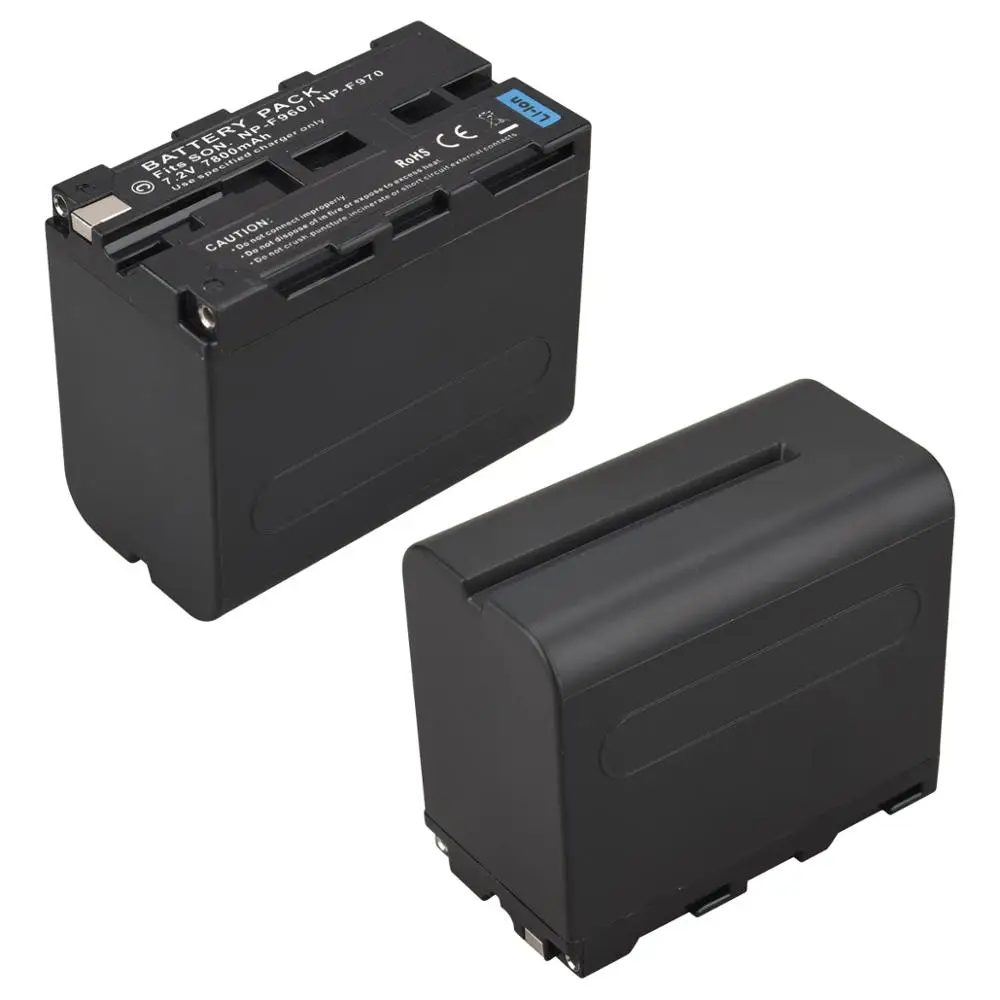 

7800mAh NP-F970 NP-F960 Camera Battery NP F970 NP F960 Digital Camera Battery For Sony PLM-100 CCD-TRV35 MVC-FD91 MC1500C L10