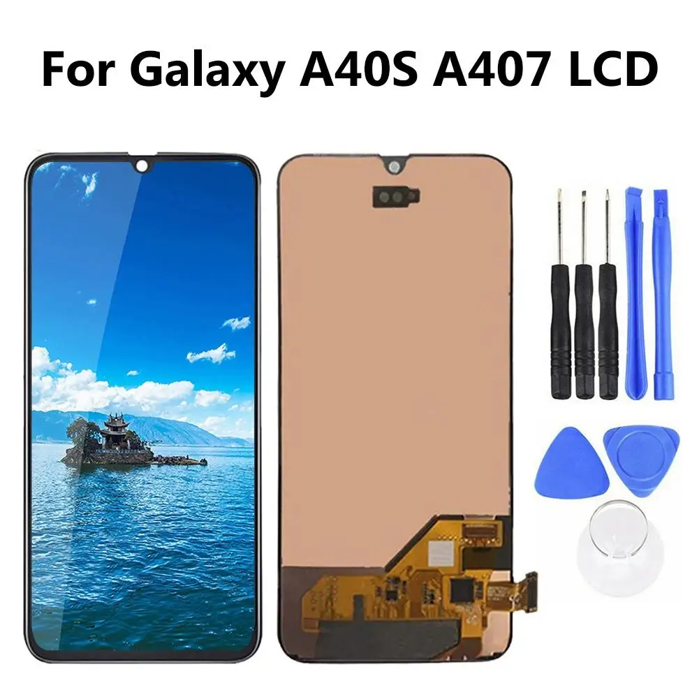 

ЖК-дисплей для Samsung Galaxy A40S A407, сенсорный экран, дигитайзер, стекло в сборе, запасные части