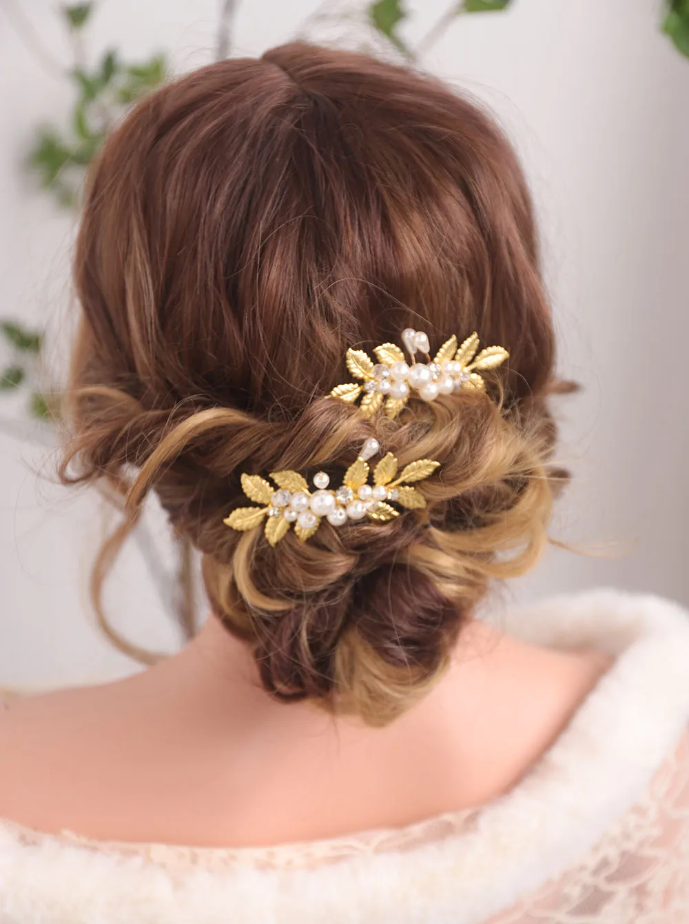 Свадебные аксессуары для волос Свадебная шляпа винтажная Золотая расческа