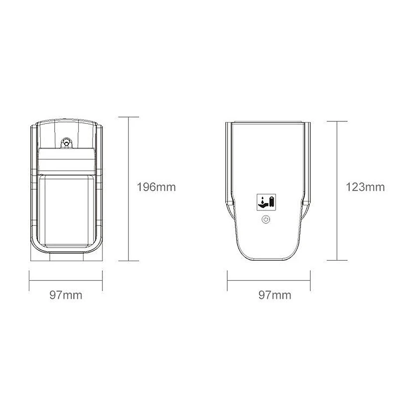 

Automatic Soap Dispenser Desktop Mounted Hand Cleaner Disinfection Liquid Soap Machine for Kitchen Bathroom