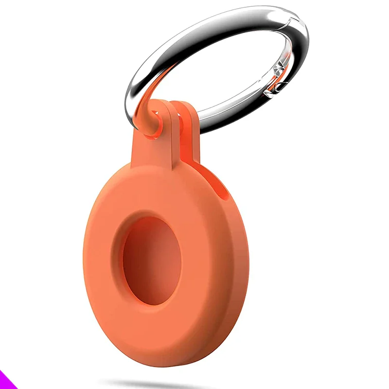 

Protective Sleeve For Apple Airtags Liquid Silicone Protective Sleeve For Apple Locator Tracker Find Lost Device Keychain Hot